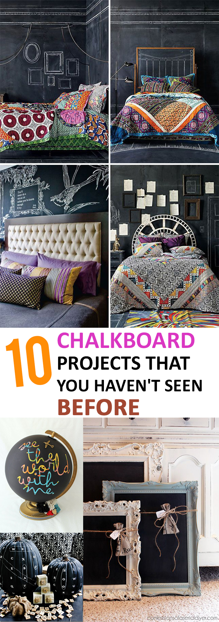 10 Chalkboard Projects that You Haven't Seen Before
