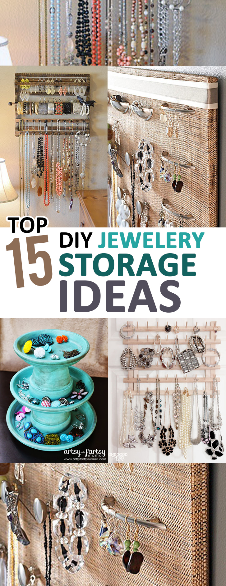 Top 15 DIY Jewelery Storage Ideas