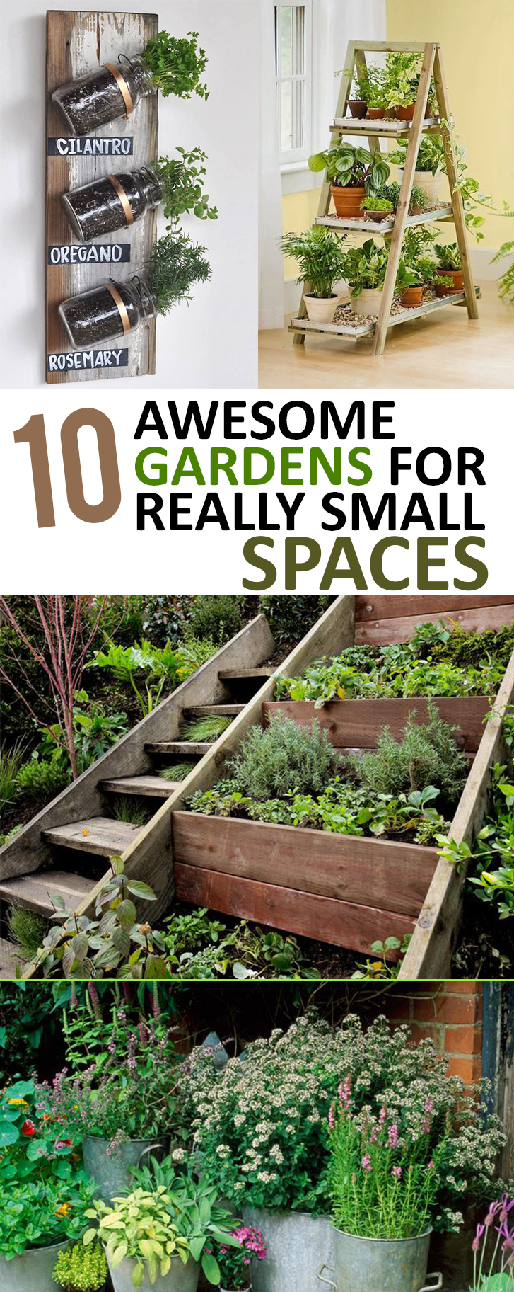 10 Awesome Gardens for Really Small Spaces