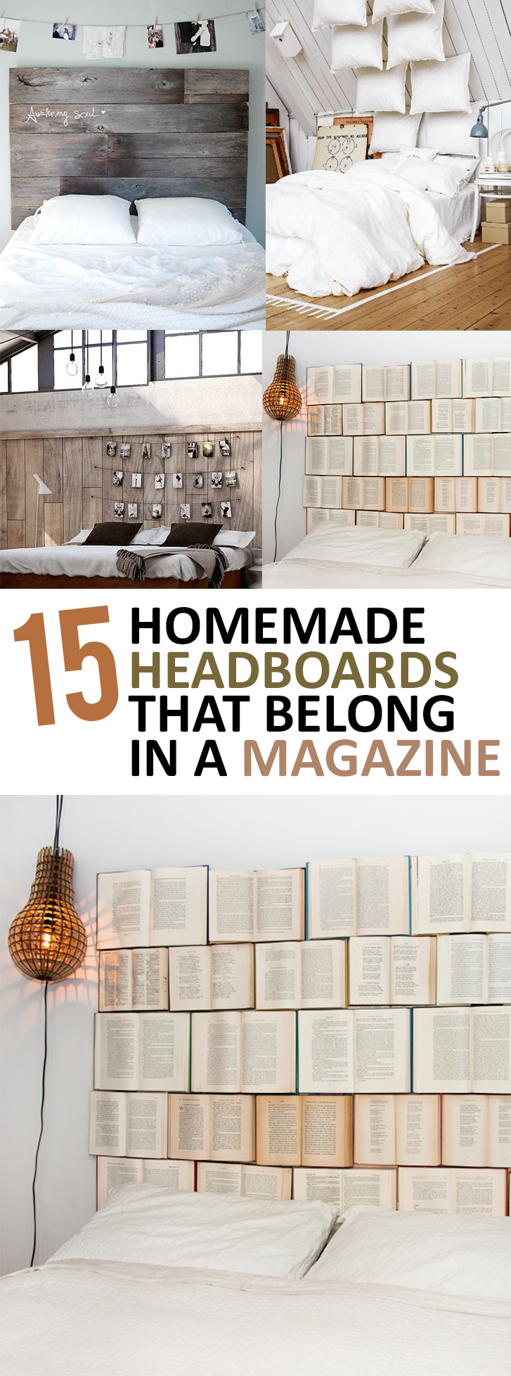 Headboards, homemade headboards, magazine headboards, DIY headboards, easy headboard ideas, popular pin, bedroom remodel, bedroom updates, bedroom upgrades.
