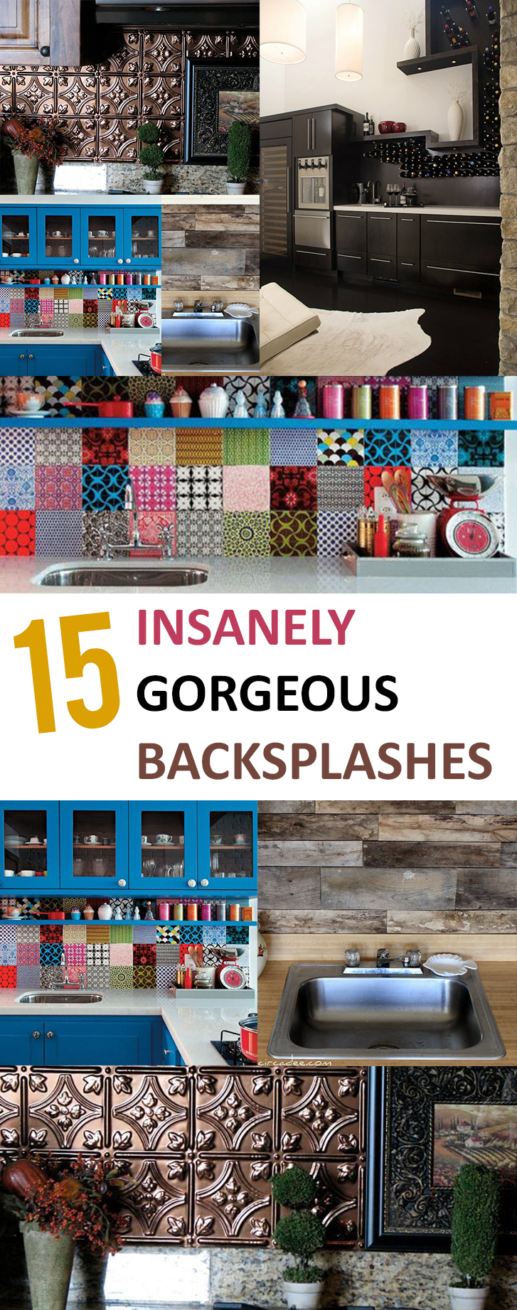 15 Insanely Gorgeous Backsplashes