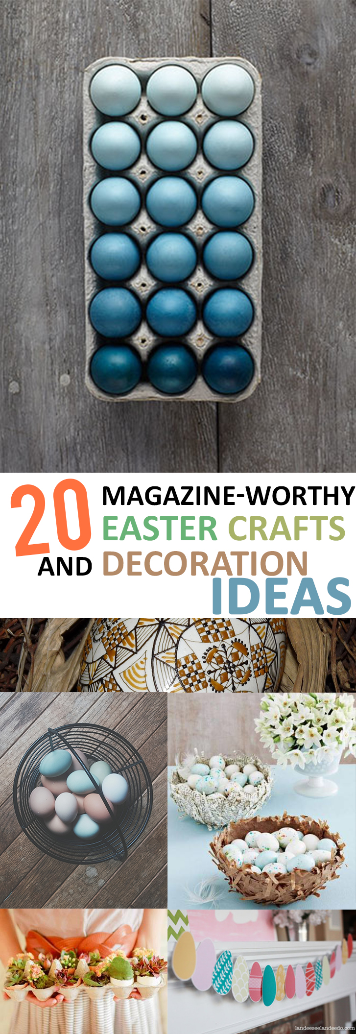 20 Magazine-Worthy Easter Crafts and Decoration Ideas